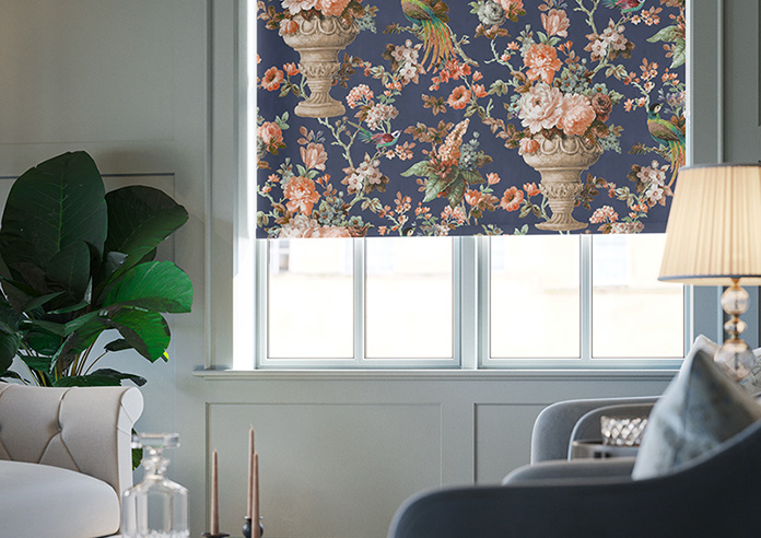 Clarence, Courtly Blue - Twist&Fit Roller Blind - Image 5